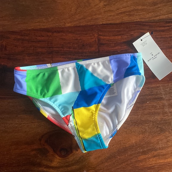 Polo Ralph Lauren Girls Multicolor Sailboat Two Piece Swimsuit - Picture 6 of 10